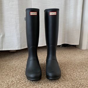 Hunter Original Tall Back Adjustable Rain Boots